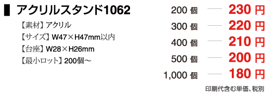 アクリルスタンド1062