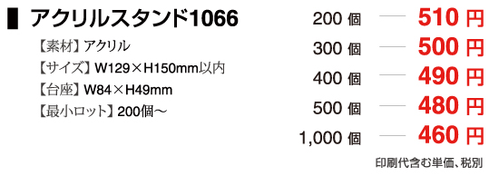 アクリルスタンド1066