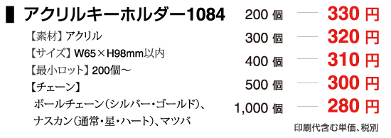 アクリルキーホルダー1084